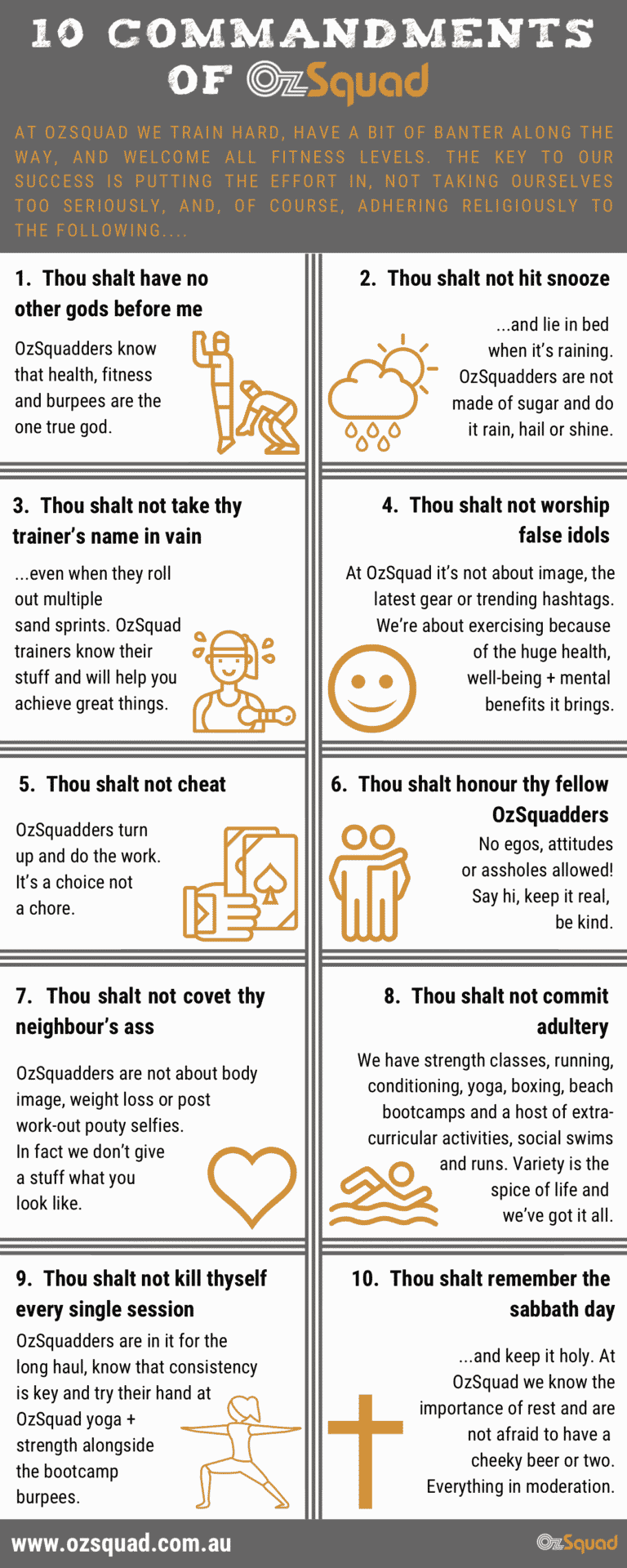 Thou Shalt Work Out