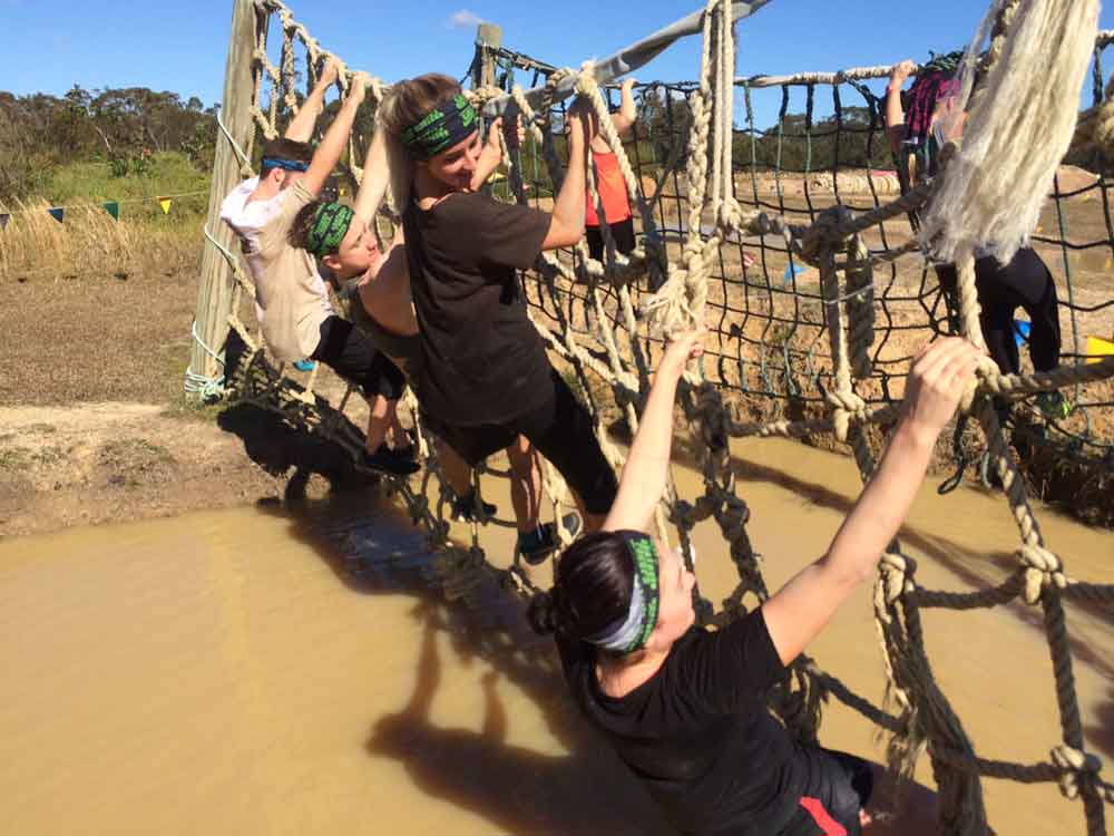obstacle running